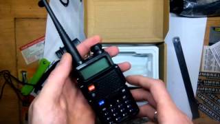 Рация Baofeng UV-5R Глушит авто сигнализации. Небольшой обзор,замер ёмкости батареи.
