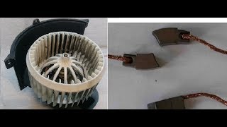 Замена щеток на электро моторе печки Туарега