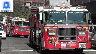 [Full House Response] FDNY Engine 7 + Ladder 1 + Battalion 1
