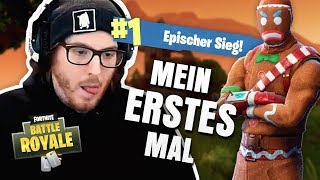 ERSTES MAL bis zum SIEG! - Fortnite Battle Royale | ungespielt