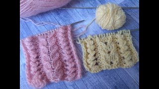 IШикарный узор для кардигана  с ажурными дорожками.