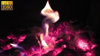ФУТАЖ ОГОНЬ И УГЛИ, ПЛАМЯ на мангале в FullHD 1080p 60 fps