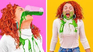 ЭКСТРЕМАЛЬНЫЙ ЧЕЛЛЕНДЖ «БЕЗ РУК» || СМЕШНЫЕ РОЗЫГРЫШИ ОТ 123 GO! CHALLENGE