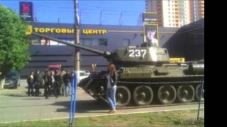 Луганские сепаратисты угнали танк Т 34