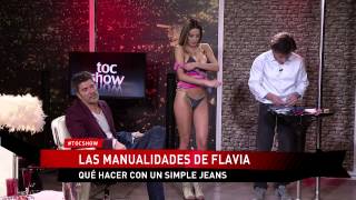 Las manualidades de Flavia; Qué hacer con un jeans en #tocshow