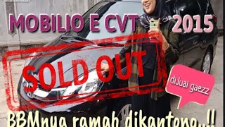 Honda Mobilio 2015 Matic E CVT Review mobil bekas dijual