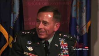 General David Petraeus at Harvard's Institute of Politics Forum