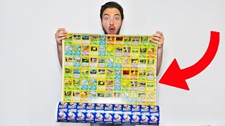 UNE PLAQUE DE CARTES POKEMON GÉANTE ULTRA-RARE UNCUT !