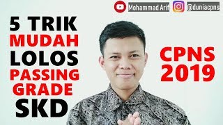 5 TRIK LOLOS PASSING GRADE SKD SELEKSI CPNS 2019!