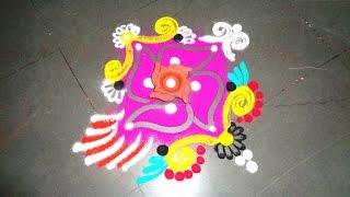 easy & siple diwali special rangoli