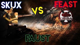 SKUX vs FEAST | Tier 10 Tournament - Faust || World of Tanks Blitz