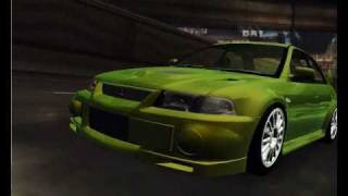 NFS Underground 2 Car mod Mitsubishi Lancer Evolution VI GSR