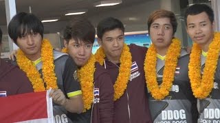 บรรยากาศการต้อนรับแชมป์ HON Dreamhack Summer 2015 กลับบ้าน