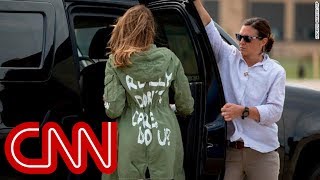 Trump tweets: Melania's jacket was message to media