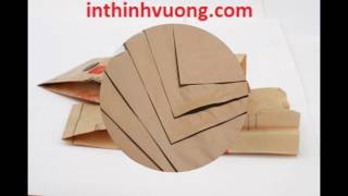 IN TÚI GIẤY ĐỰNG BÁNH MỲ, TÚI GIẤY ĐỰNG BÁNH BAO, TÚI GIẤY ĐỰNG HẠT DẺ