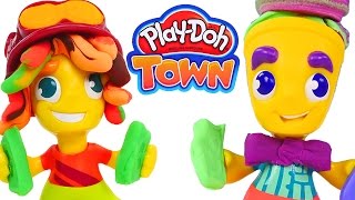 NUEVO Carrito de Helados + Repartidor de Pizzas Play Doh Town ? Juguetes Hasbro en DCTC