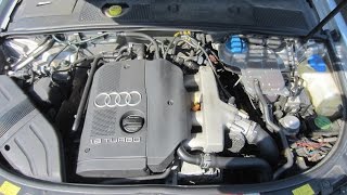 Работа двигателя Audi A4 B6 (8E) с двс AMB