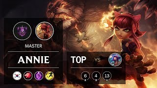 Annie Top vs Neeko - KR Master Patch 9.11