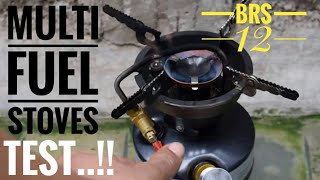 test kompor bensin/ BRS 12 multi fuel stoves for outdoor