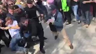 Навальный задержан на митинге в Москве 5 мая  #ОнНамНеЦарь