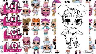 РАСКРАСКА ДЛЯ ДЕТЕЙ |LOL SURPRISE DOLLS Coloring Pages for Kids| РАСКРАСКА КУКЛЫ ЛОЛ ДЛЯ ДЕТЕЙ