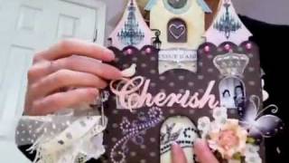 Kaisercraft "Bonjour" Fairy Castle Mini Album - Scrapbooking