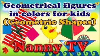 Shapes for kids children. Educational Cartoon for kids in English.