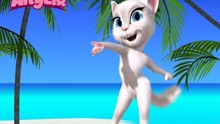 Talking Angela - Android GamePlay. Говорящая Анжела. Играем в шарики