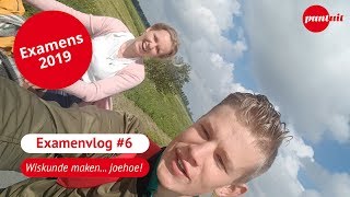 Hannah doet wiskunde (joehoe!) en duwt broertje I Examenvlog #6
