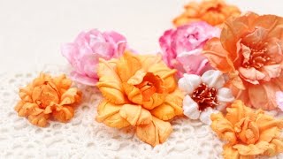 Мастер-класс "Георгина" из бумаги для акварели