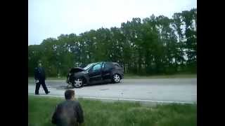 21.05.2014 Ужасная авария на трассе Рудный-Костанай