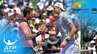 John Isner Top 5 Brilliant Shots vs Del Potro | Miami Open 2018 Semi-Final