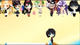 Стать в ряд и делать что-то общее в Chibi World
