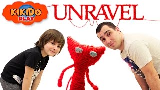 ?UNRAVEL #1 НАЧАЛО. Удивительная игра про маленького шерстянного ЯРНИ. Кикидо летс плей