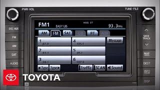 2011 - 2012 Sienna How-To: JBL Audio System with Navigation | Toyota