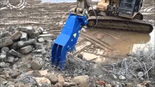 Бетонолом дробилка для железобетона Arden BBH020B на Caterpillar