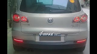 Задние дополнительные фонари для Volkswagen Tiguan. Задние катафоты ФВ Тигуан