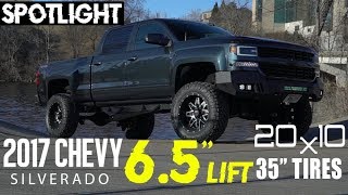 Spotlight - 2017 Chevy Silverado 1500, 6.5" Lift, 20x10 -24's, and 35's