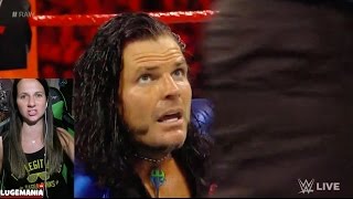 WWE Raw 4/17/17 Jeff Hardy vs Cesaro