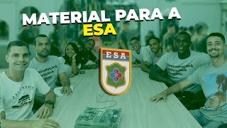 ESA - Qual MATERIAL usar? Uma conversa com os APROVADOS!