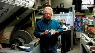 How to Sharpen a Knife : How to Sharpen a 710 D2 Knife