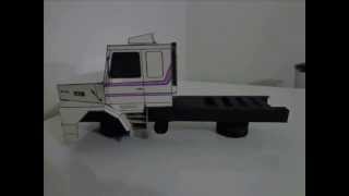Montagem caminhão Scania 113H miniatura
