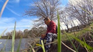Рыбалка на закидушки.Рыбалка весной 2017.