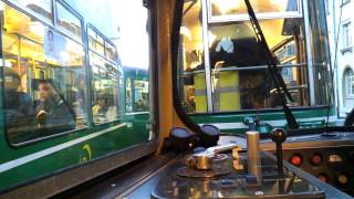 BVB Basel - Führerstandsmitfahrt im DüWag 655