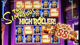 LUCKY ME!! 7 FUN SLOT MACHINE BONUSES ON SIMPSONS ✧ LUCKY 88 ✧ LEGEND OF CHANG'E & MORE!