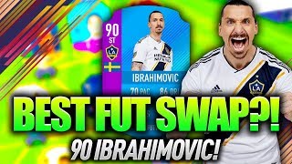 90 ZLATAN IBRAHIMOVIC! THE BEST FUT SWAP CARD?! FIFA 18 ULTIMATE TEAM!
