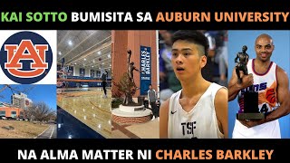 KAI SOTTO BUMISITA SA AUBURN UNIVERSITY I MANAGEMENT AT NUTRITIONIST KANYANG NAKAHARAP AT NAKAUSAP..