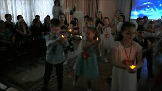 Танец со свечами "Мамы моей глаза"