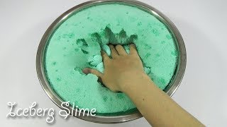 DIY Iceberg Slime | How to Make Iceberg Slime | ASMR Slime