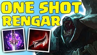 ARKA ARKAYA HEPSİNE 1 SHOT!! 20 DAKİKADA 20 SKOR!! TEK ATAN JUNGLE RENGAR!! | KFCEatbox